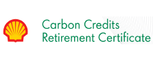 Carbon Credits Retirement Certificate